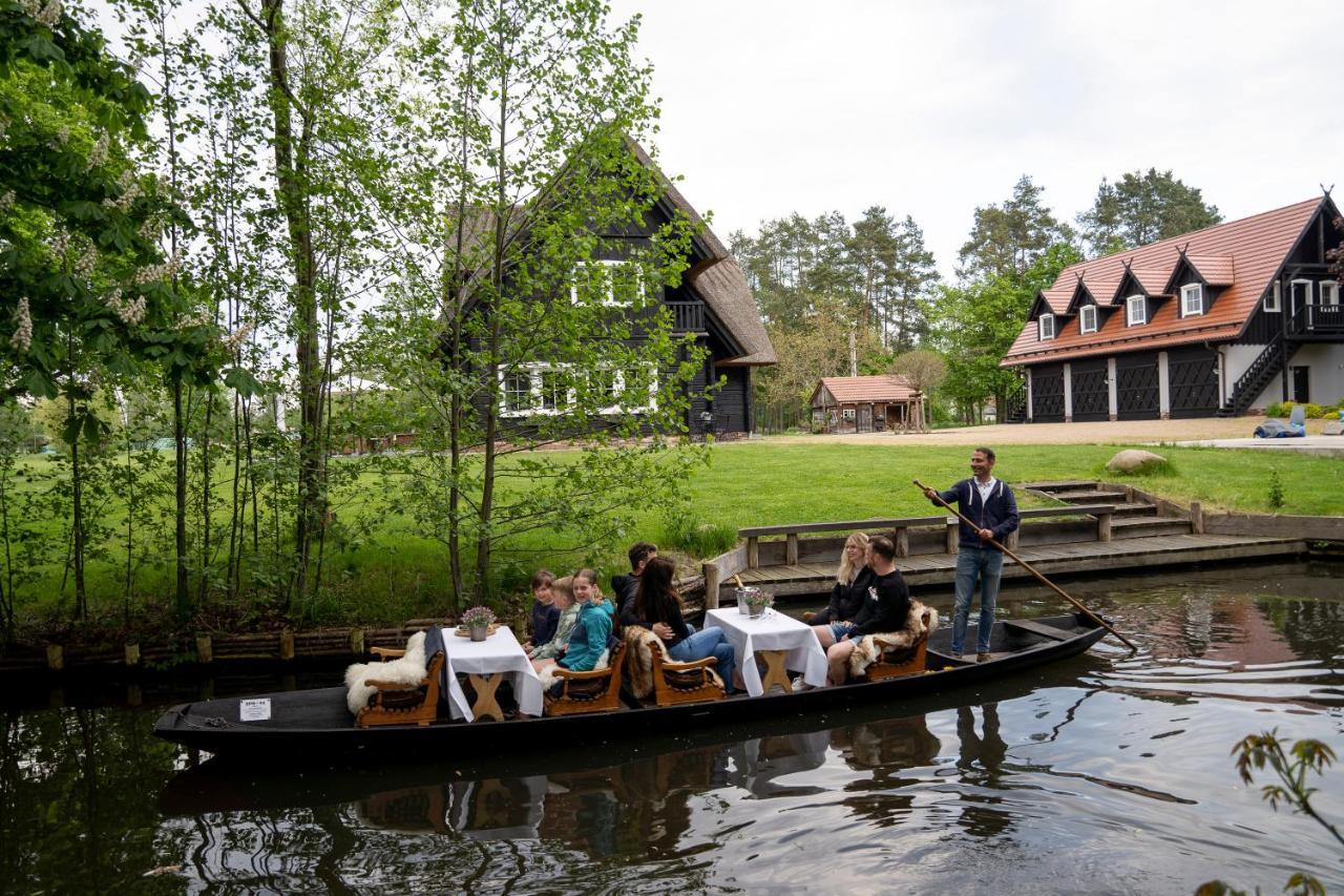 Spreewald Chalet Wohnung Burg  Buitenkant foto