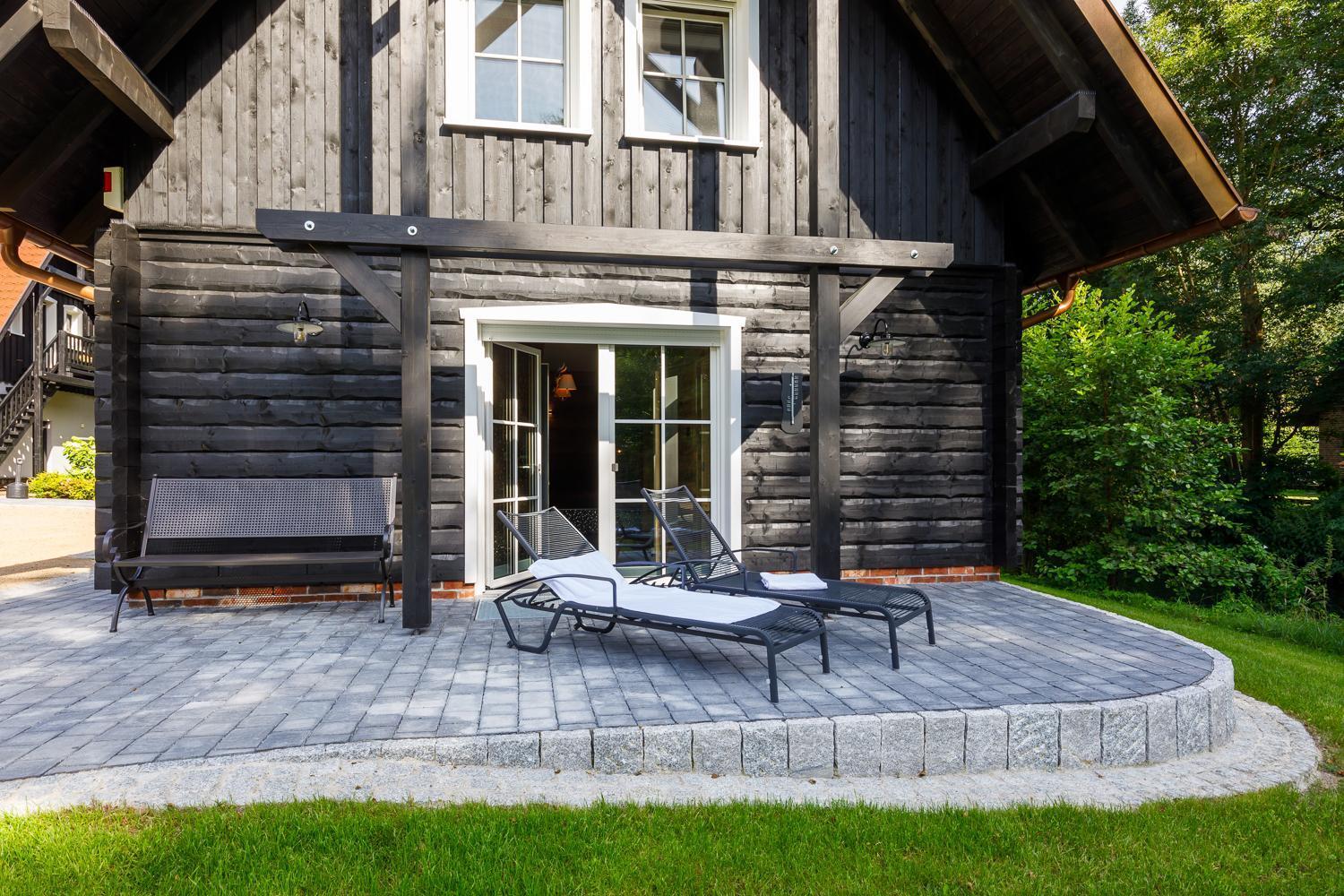 Spreewald Chalet Wohnung Burg  Buitenkant foto